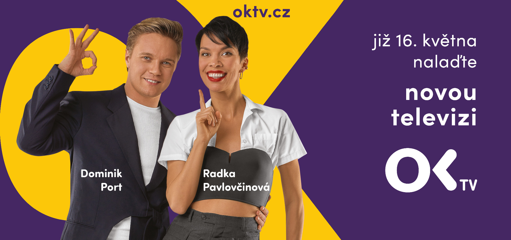 Dominik Port a Radka Pavlovčinová — billboardový formát