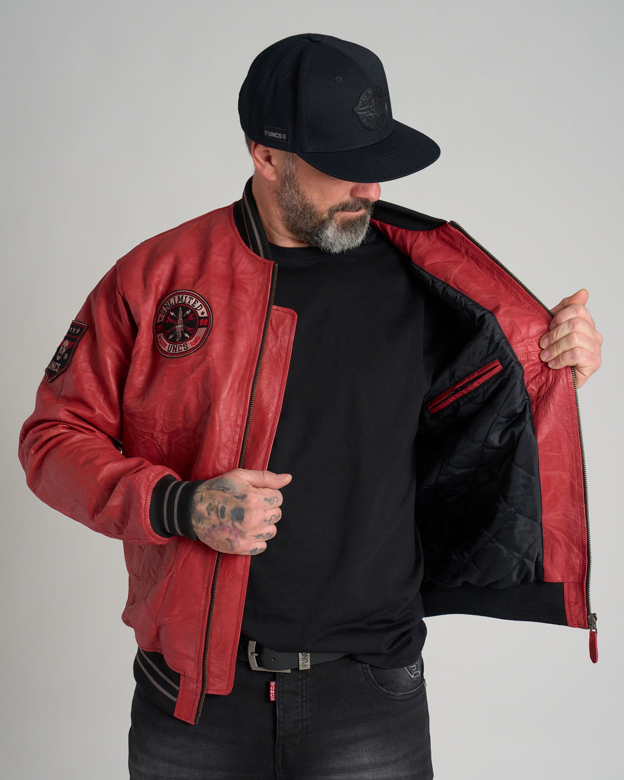 Pánská kožená bunda BIKER II