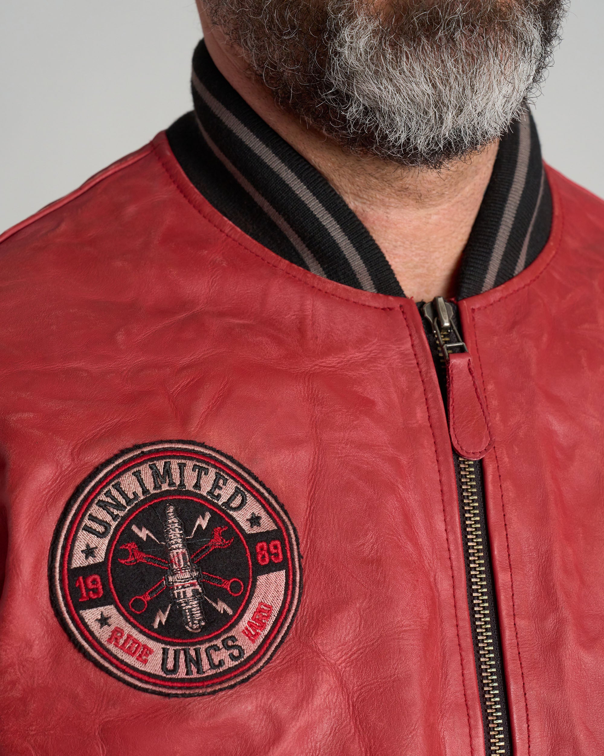 Pánská kožená bunda BIKER II