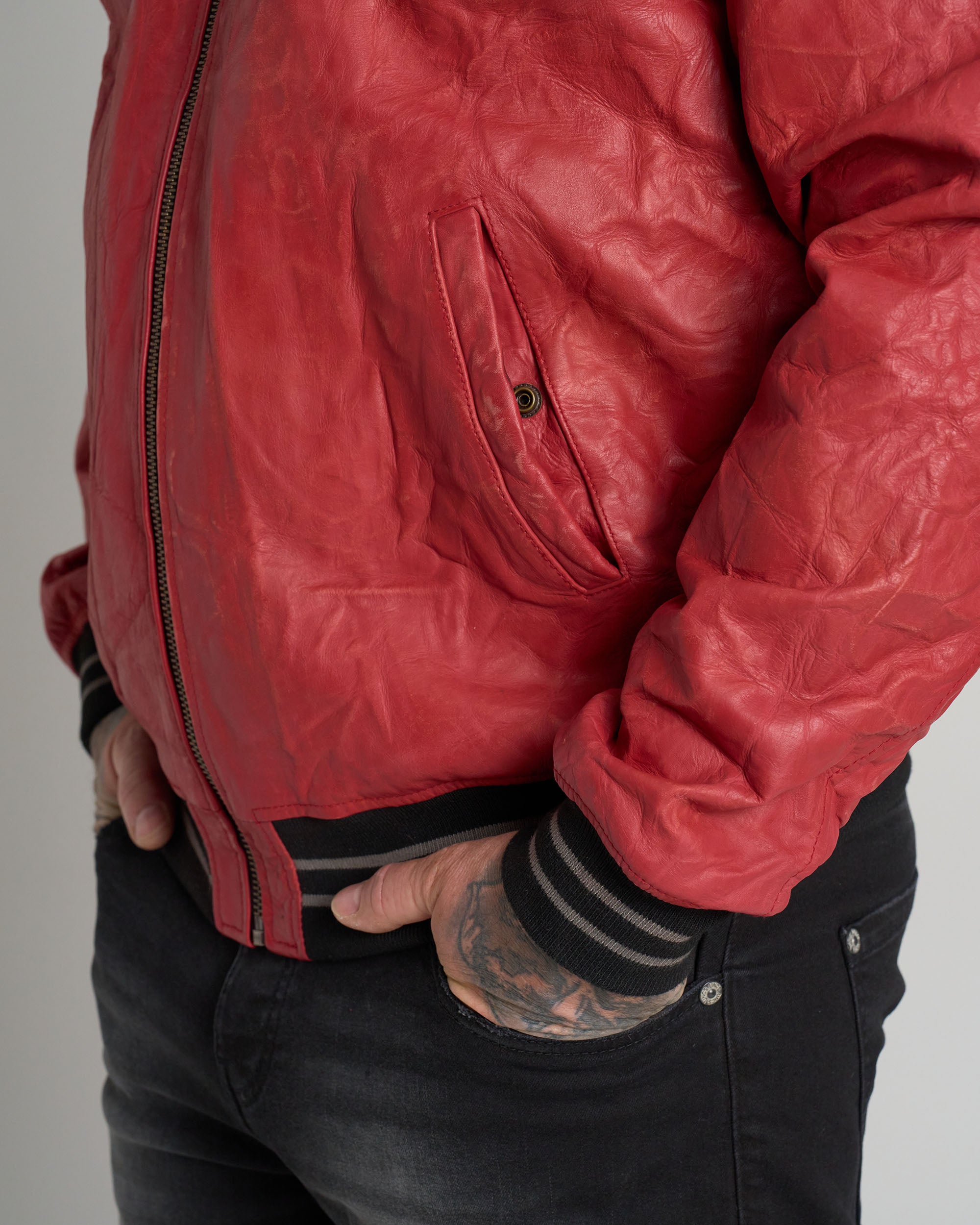 Pánská kožená bunda BIKER II