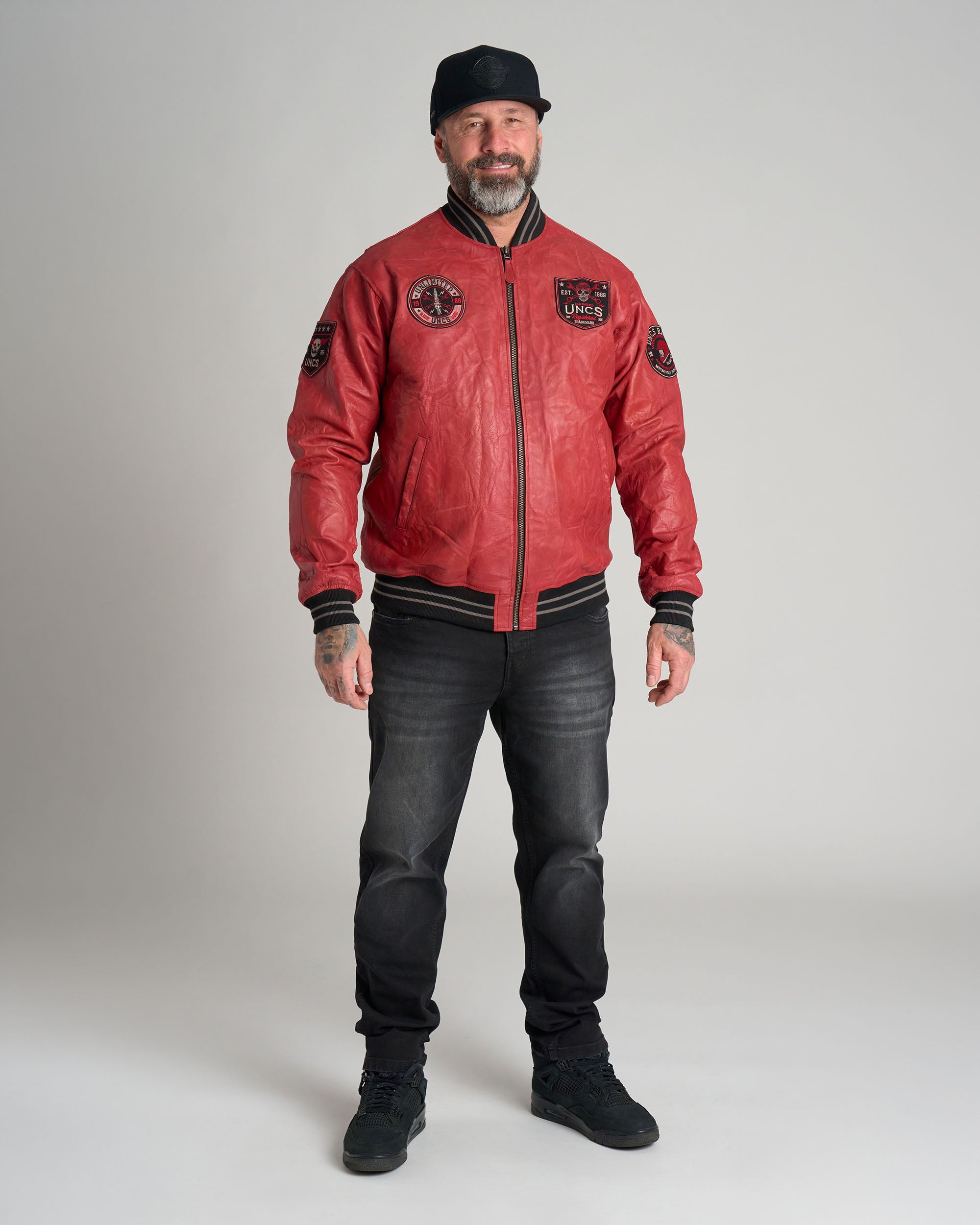 Pánská kožená bunda BIKER II