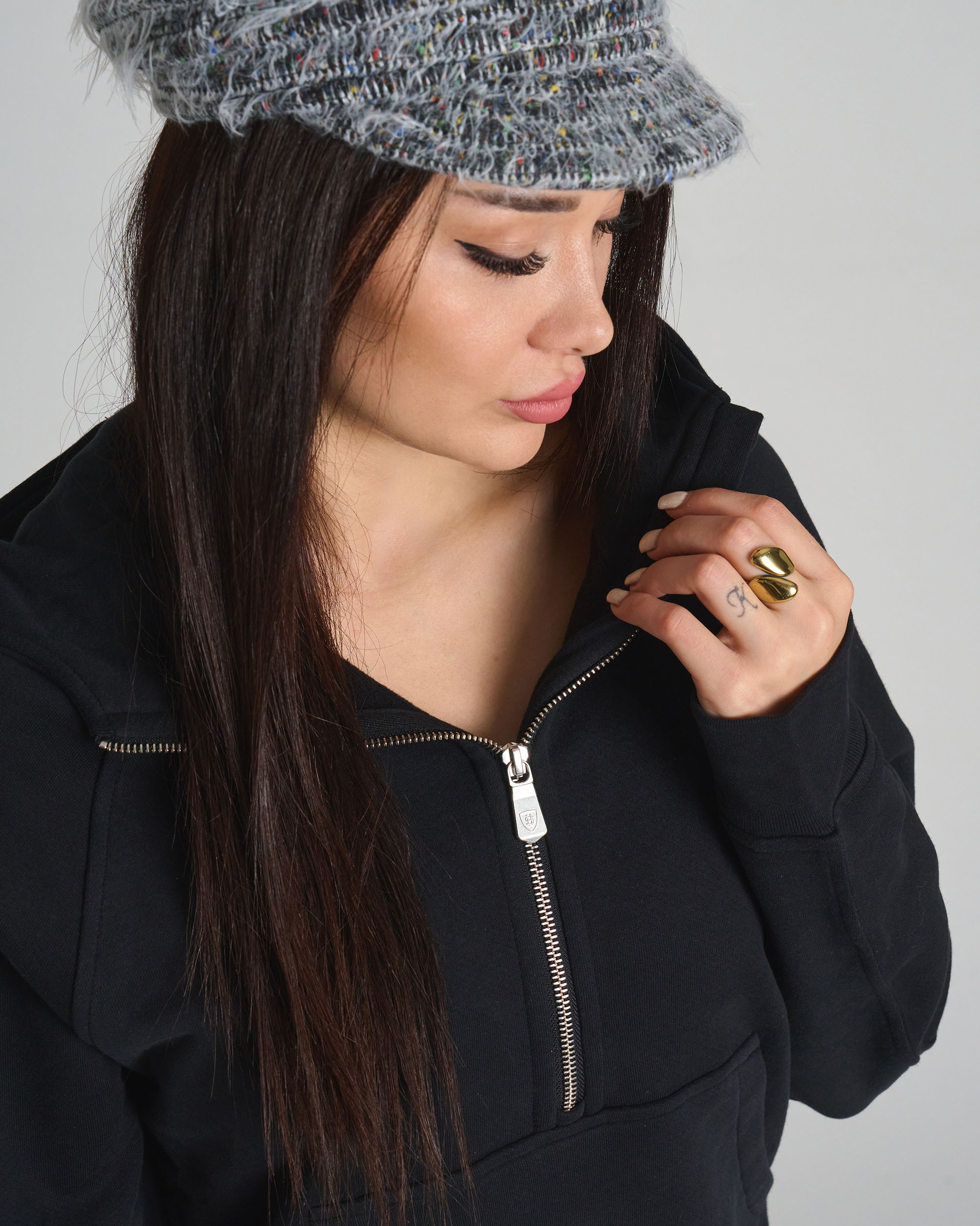 Hoodie AMANDA black