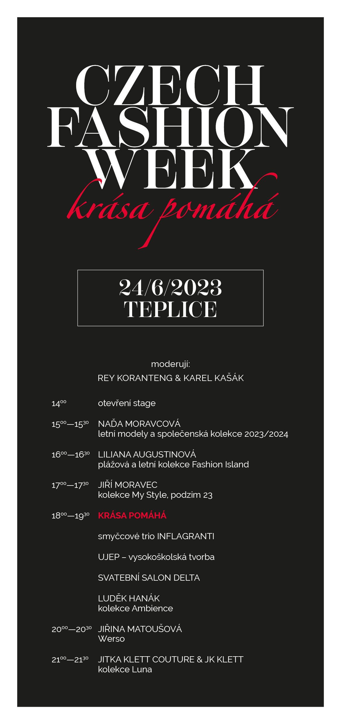 Program přehlídky 2023