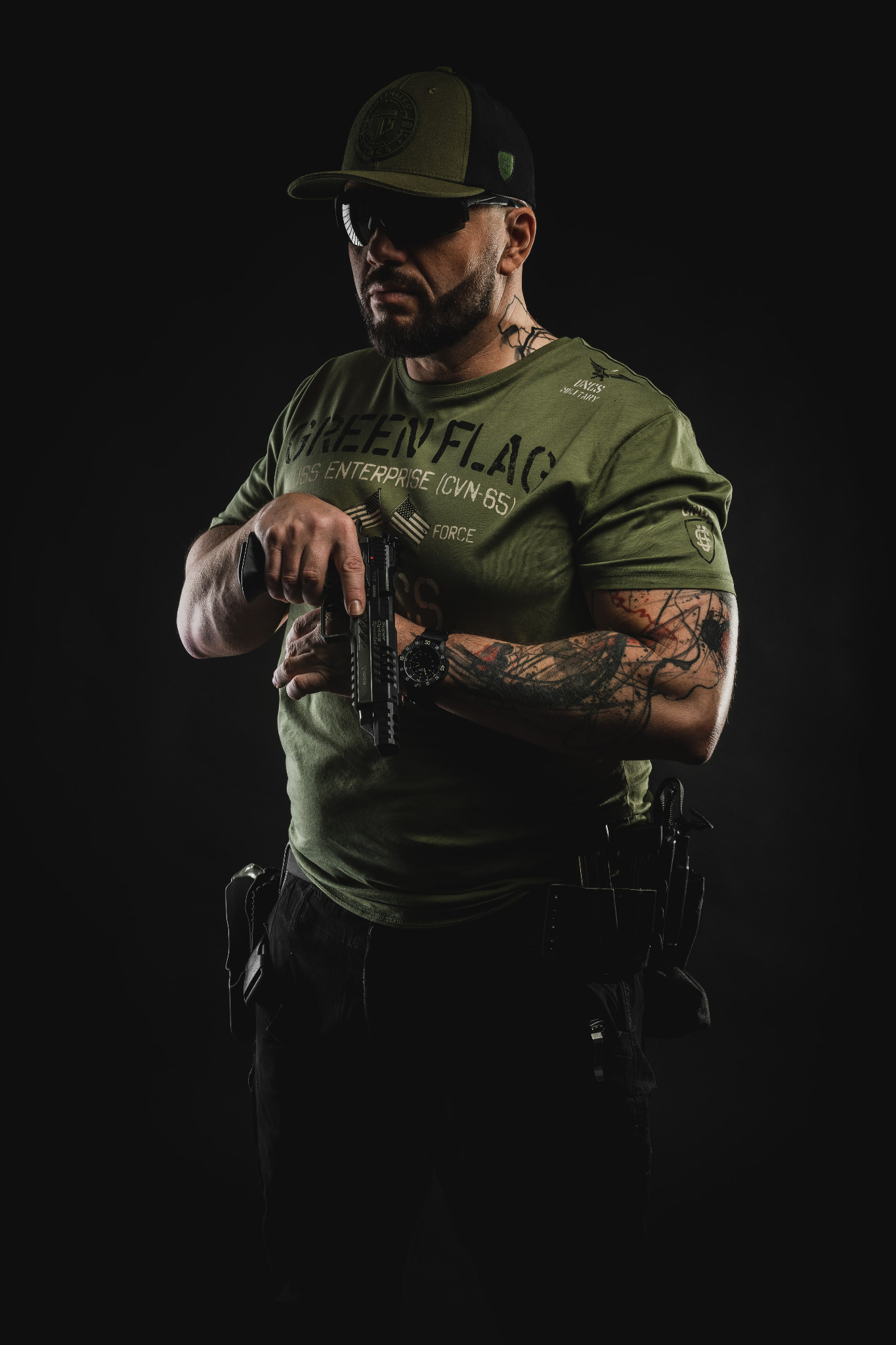 Army style — Fashion photography, photograph 6