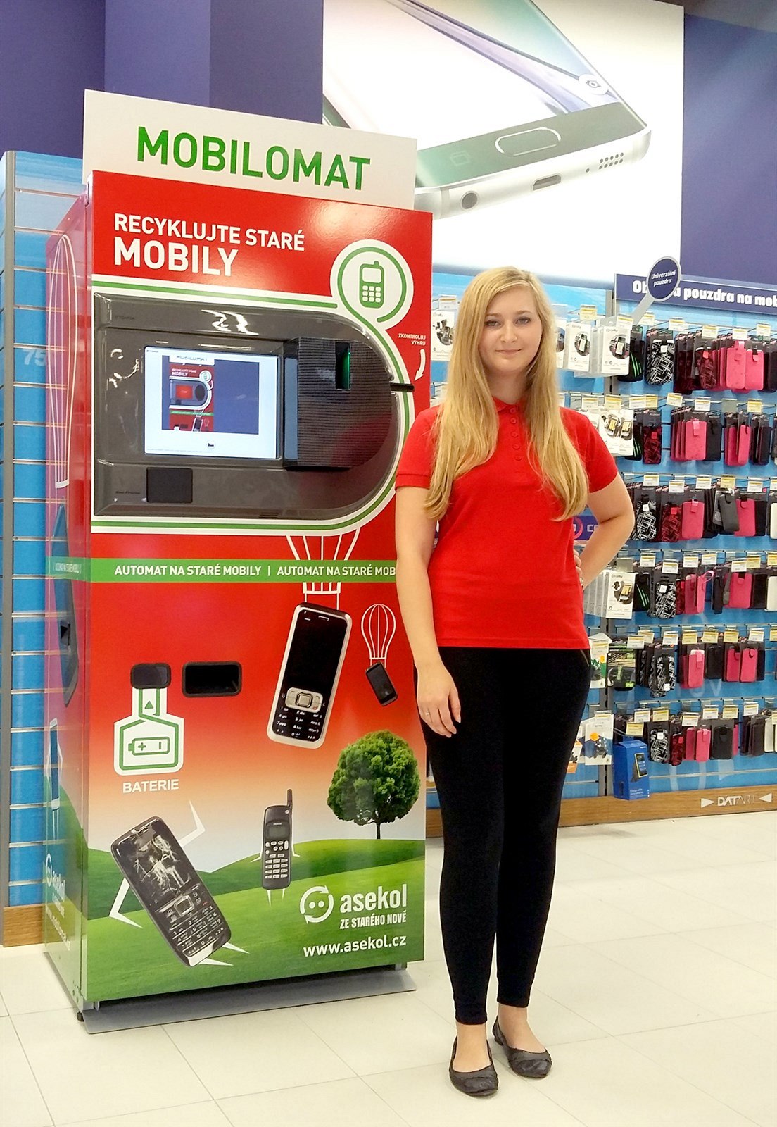 The installed Mobilomat in a shop.