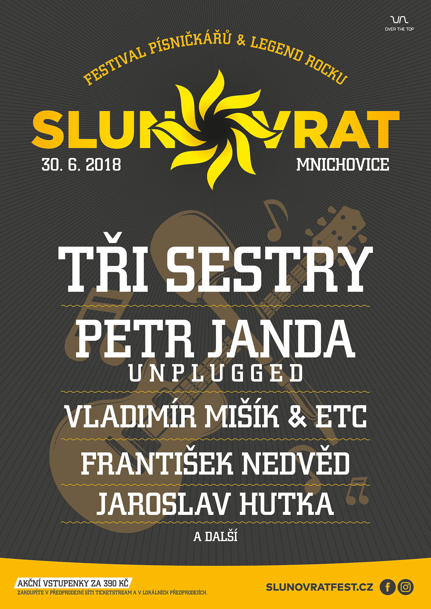 Festivalový plakát Slunovrat 2018.