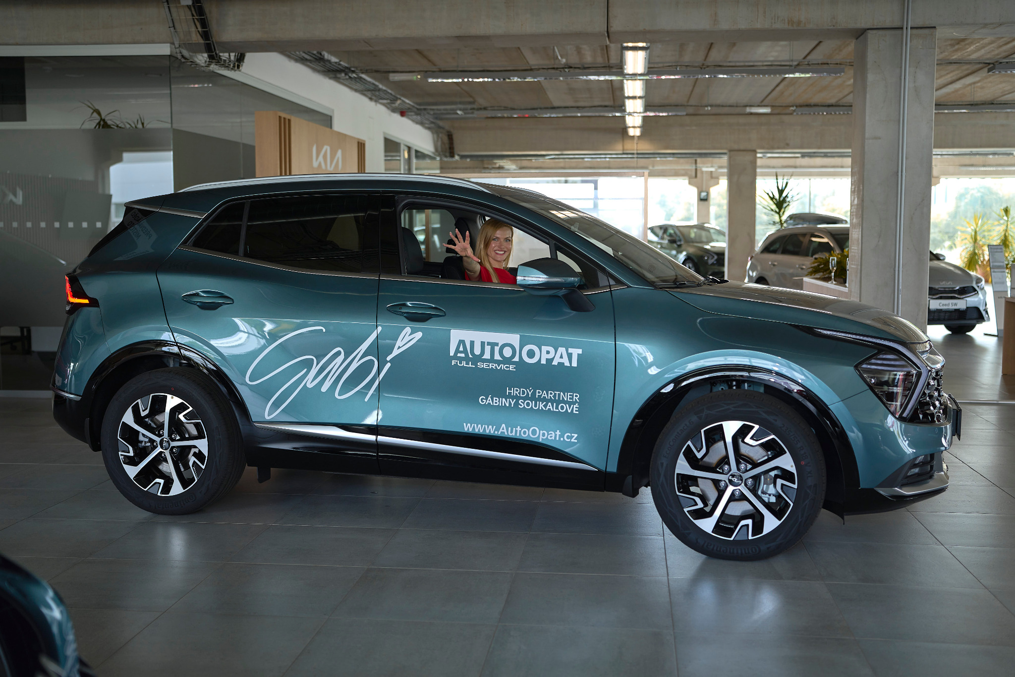 Kia Sportage s polepem Auto Opat.