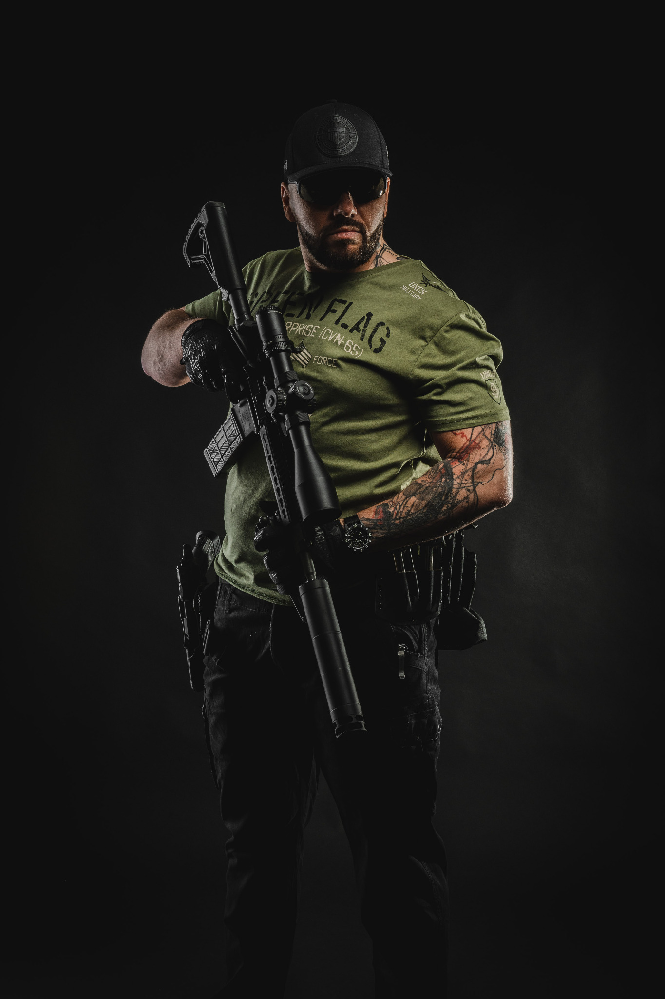 Army style — Fashion photography, photograph 1