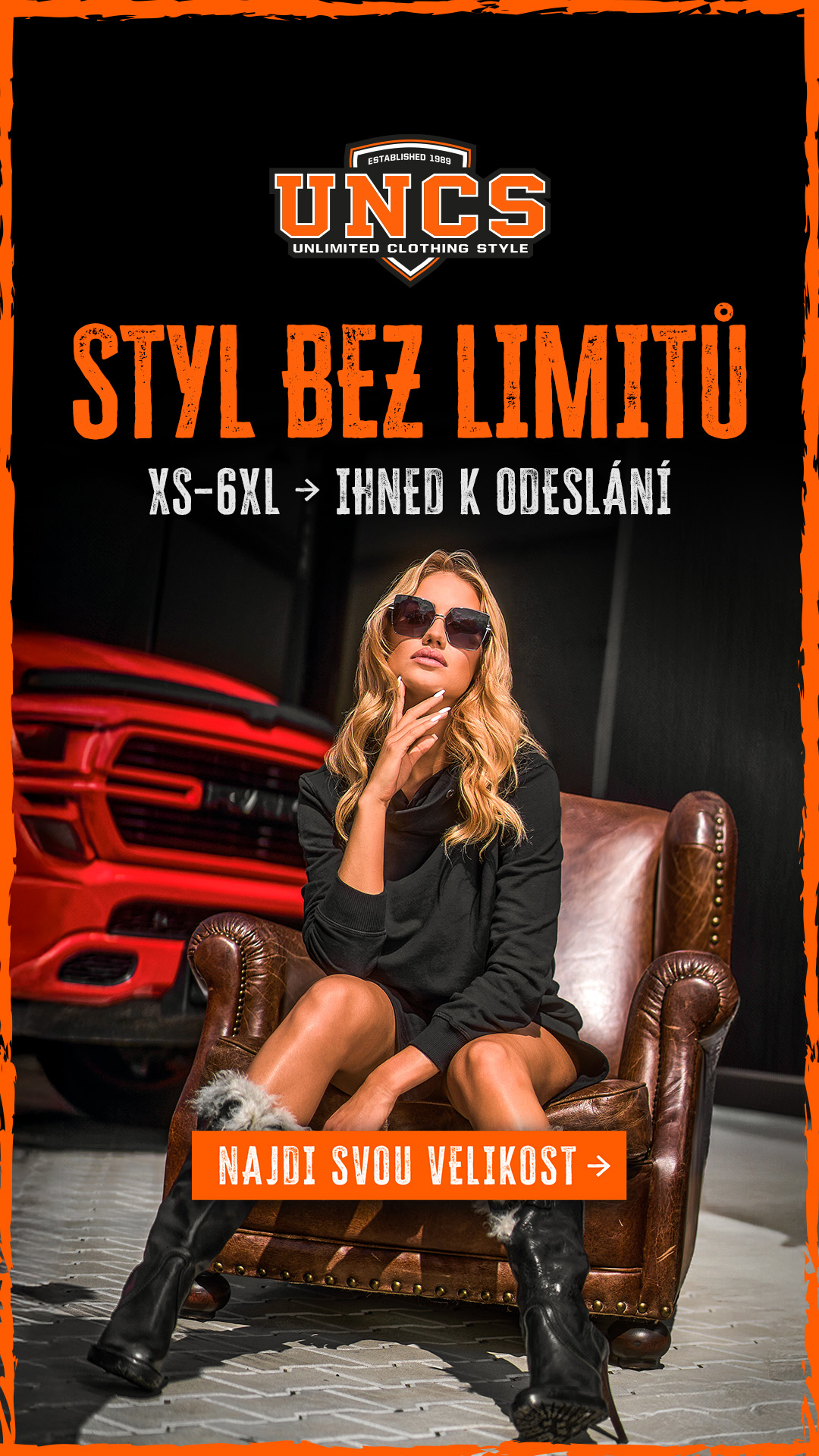 Styl bez limitů — vertikální formát 1080 × 1920
