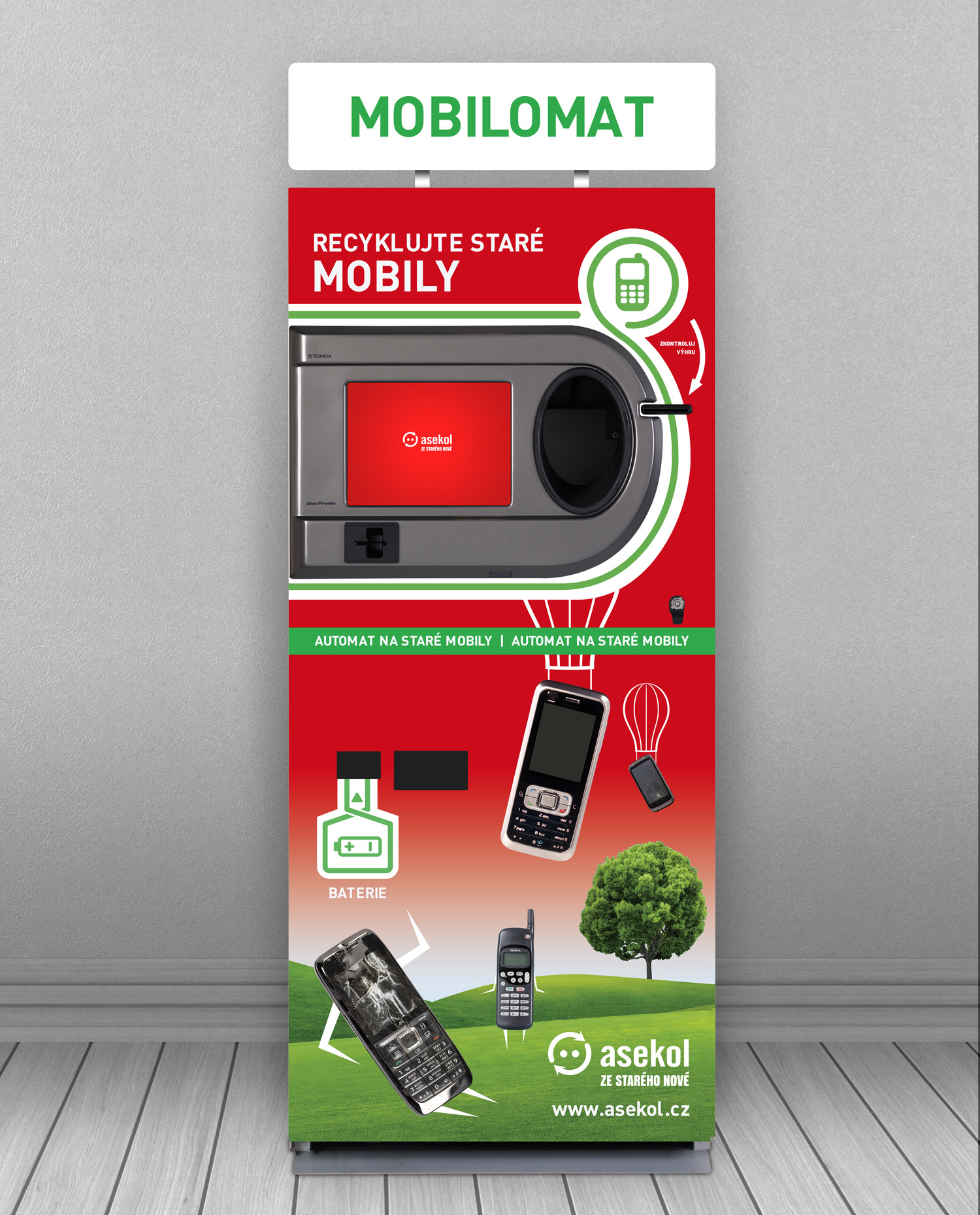 Visualisation of my Mobilomat wrap design.