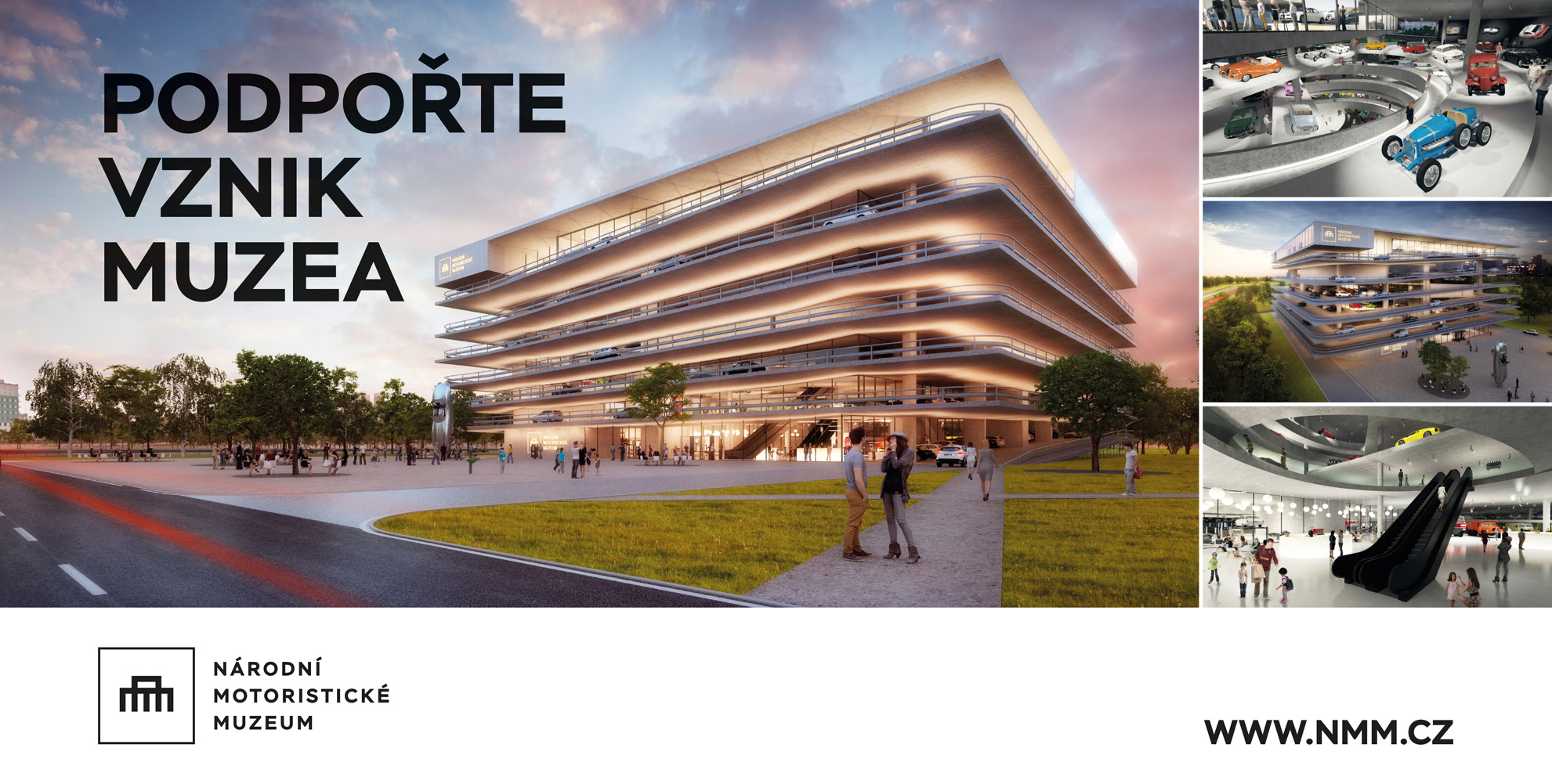 Large-format advertising; the building design is not my work